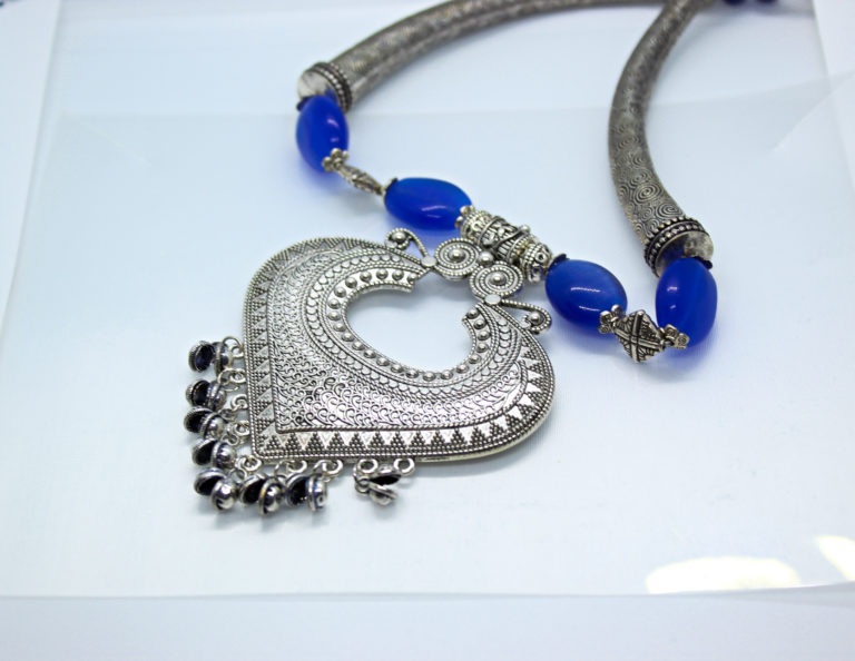 Blue Beads Pendant