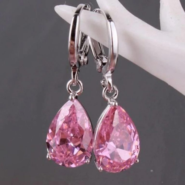 Pink-crystal-earring
